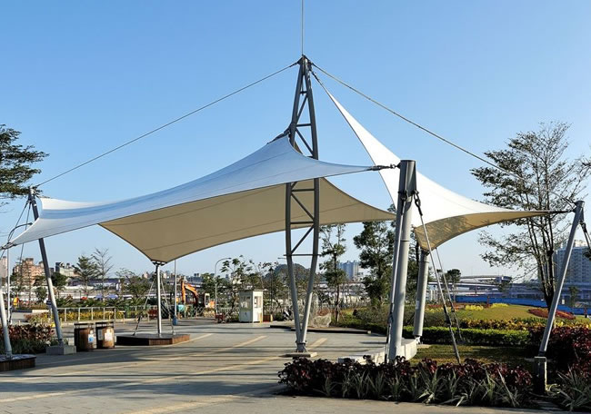 膜結(jié)構(gòu)景觀棚